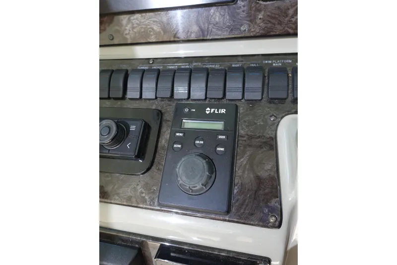 Slide: The Image of Control panel of a 2012 Sea Ray Sundancer 540 yacht with FLIR system. - 6
