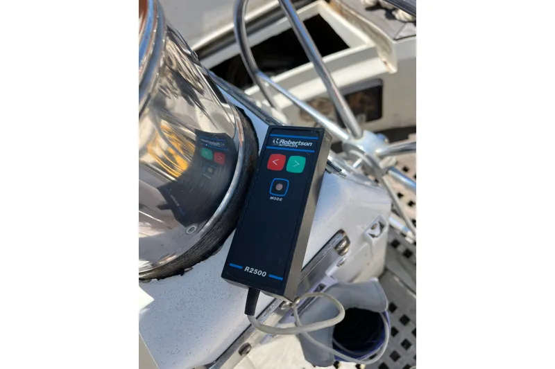 Slide: The Image of Autopilot control panel on 1980 Cheoy Lee 43 Pilot House yacht. - 21