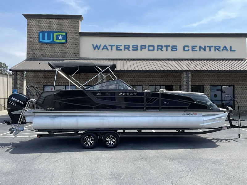 Slide: The Image of 2021 Crest 270 Continental pontoon boat at Watersports Central. - 20