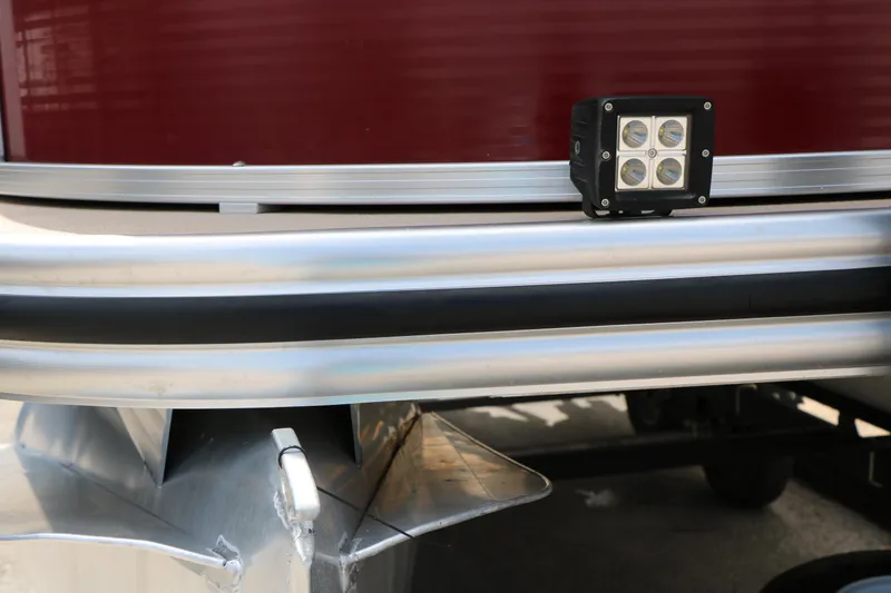 Slide: The Image of 2016 Lowe SS 190 pontoon boat with LED light detail. - 35