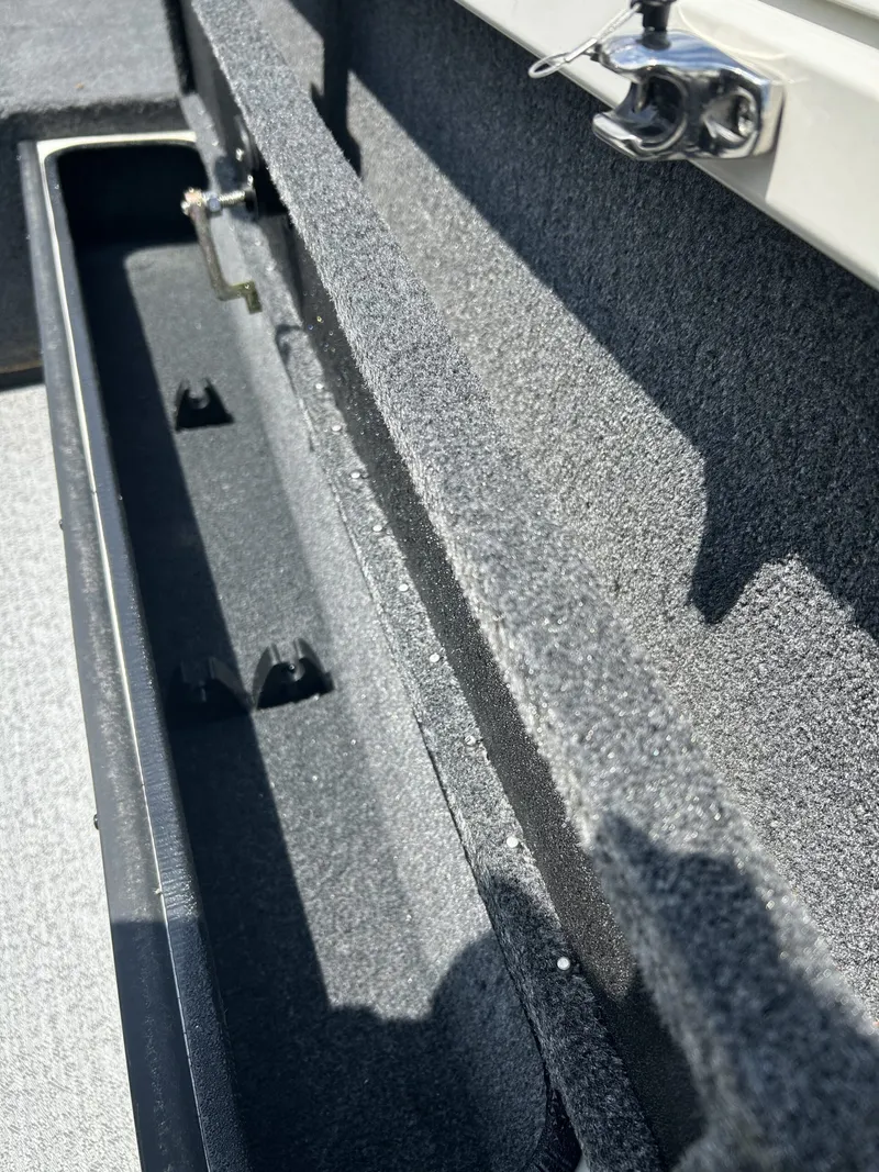 Slide: The Image of Interior view of Ranger VS1882 WT boat storage compartment, 2023 model. - 15