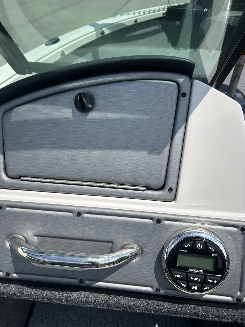 Slide: The Image of Dashboard of 2023 Ranger VS1882 WT with controls and handle. - 20