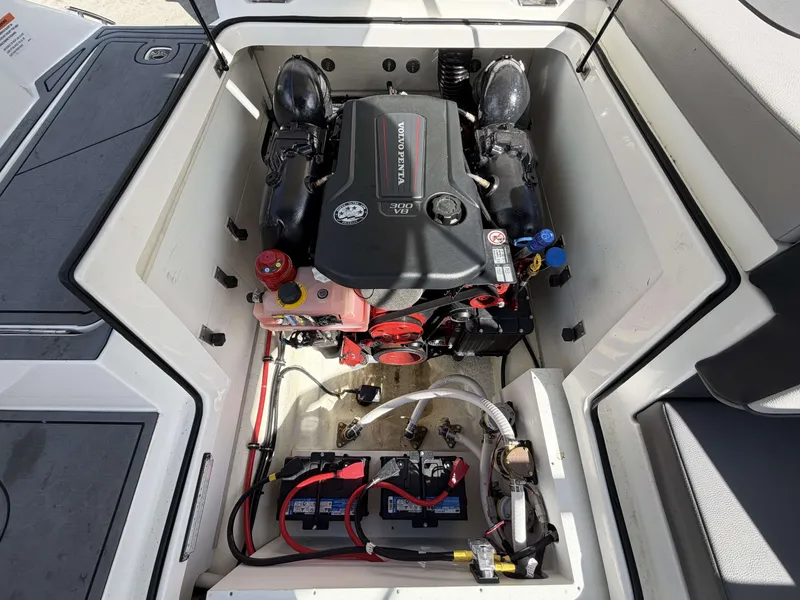 Slide: The Image of Engine compartment of 2025 Cobalt CS23 Surf with Volvo Penta engine. - 5