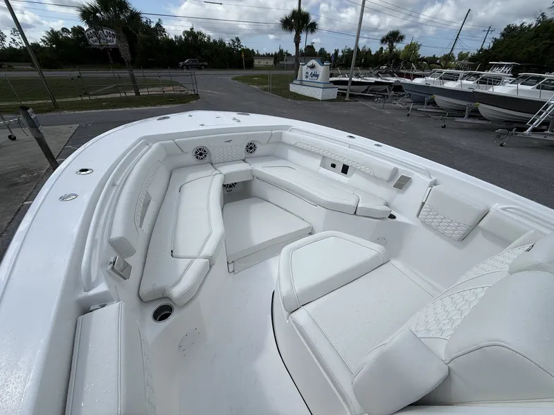 Slide: The Image of Interior view of 2026 Tidewater 272 CC Adventure boat. - 5