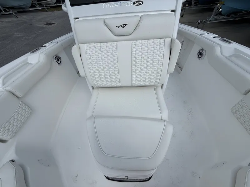 Slide: The Image of Luxurious seating in Tidewater 272 CC Adventure boat, 2026 model. - 8