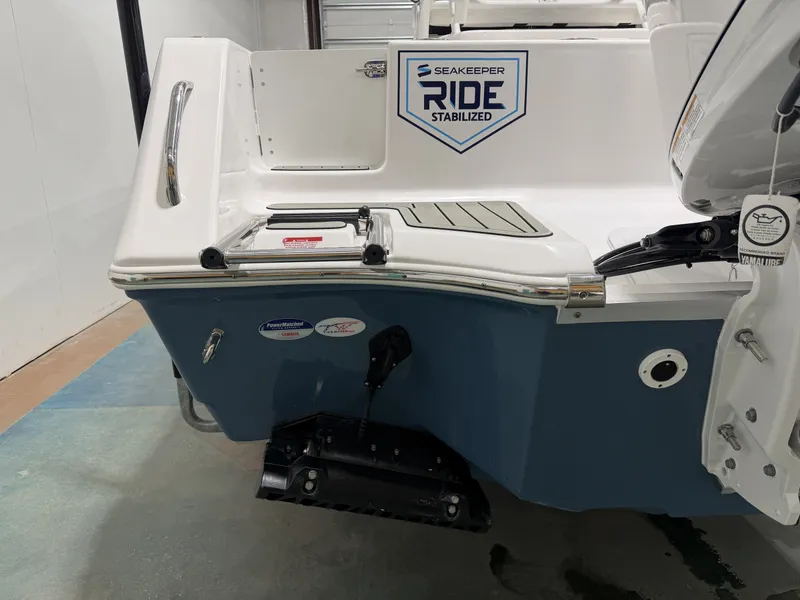 Slide: The Image of 2026 Tidewater 232 CC Adventure boat with Seakeeper Ride stabilization. - 14
