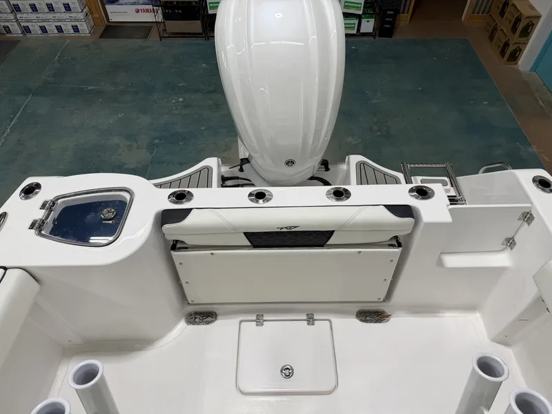 Slide: The Image of Interior view of the 2026 Tidewater 232 CC Adventure boat. - 8