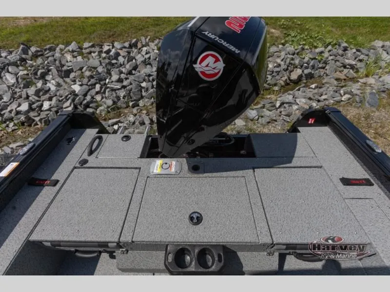Slide: The Image of 2026 Impact XS 2075 Sport boat with Mercury engine on gravel background. - 9