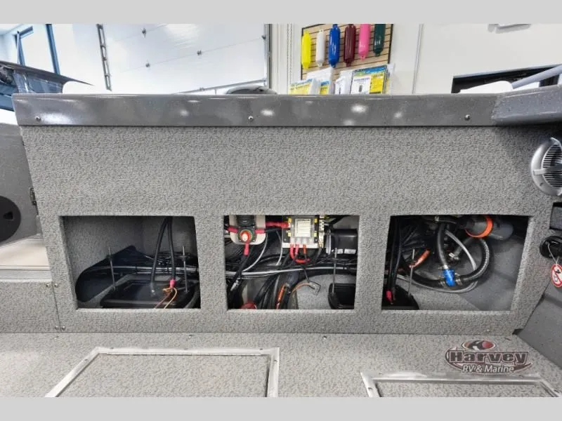 Slide: The Image of Interior view of Heavy Gauge 185 boat, model 2026, showing technical components. - 12
