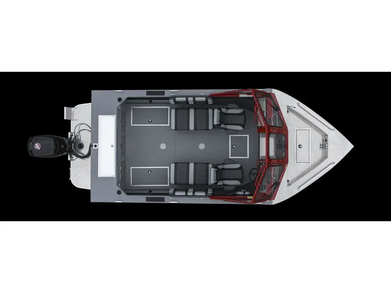 The Image of Top view of Heavy Gauge 185 boat, model 2026. - 2