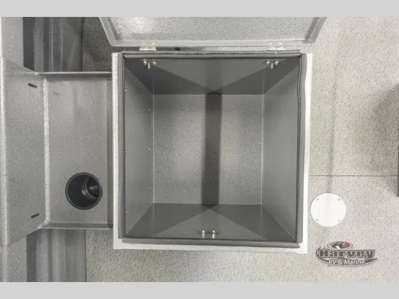 Slide: The Image of Rush 209 2026 boat hatch with storage, Harvey RV & Marine. - 12