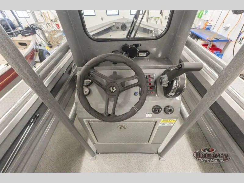 Slide: The Image of Interior view of a Rush 209 boat helm, model year 2026. - 19