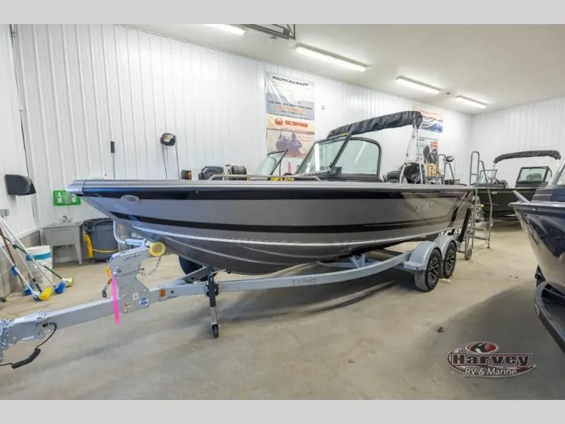 Slide: The Image of 2026 TYEE 1975 Sport boat on trailer in workshop. - 3