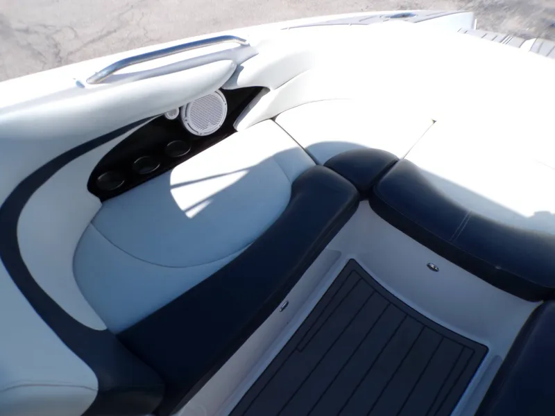 Slide: The Image of Interior of a 2005 MasterCraft X-80 boat with speaker. - 21
