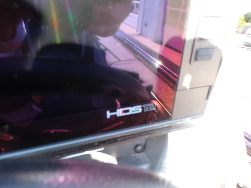 Slide: The Image of Close-up of HDS12 screen on a 2019 Lund 2075 Pro V Bass XS. - 13