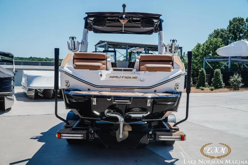 Slide: The Image of 2024 Nautique Super Air Nautique G25 Paragon boat at Lake Norman Marina. - 24