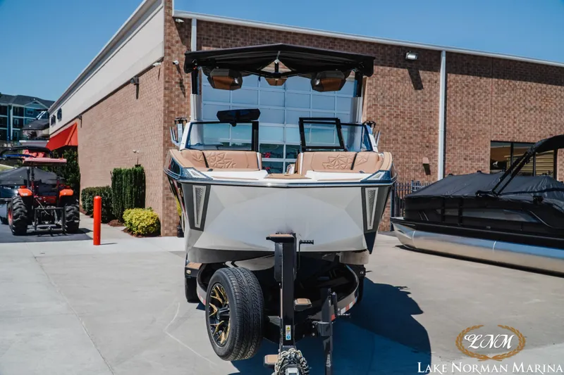 Slide: The Image of 2024 Nautique Super Air Nautique G25 Paragon boat at Lake Norman Marina. - 6