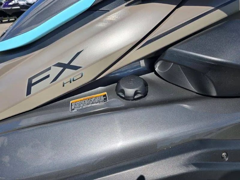 Slide: The Image of 2025 Yamaha Waverunner FX HO with Audio, close-up of design. - 19