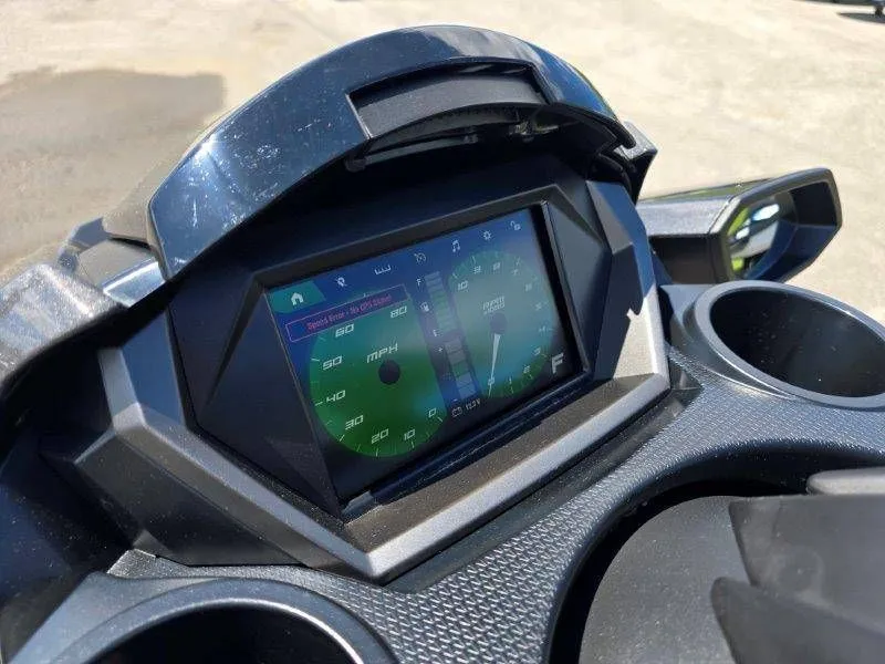 Slide: The Image of 2025 Yamaha Waverunner FX HO dashboard with audio display. - 27