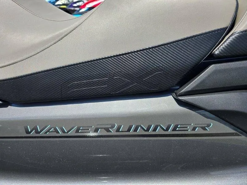 Slide: The Image of 2025 Yamaha Waverunner FX HO with Audio, close-up of seat area. - 33