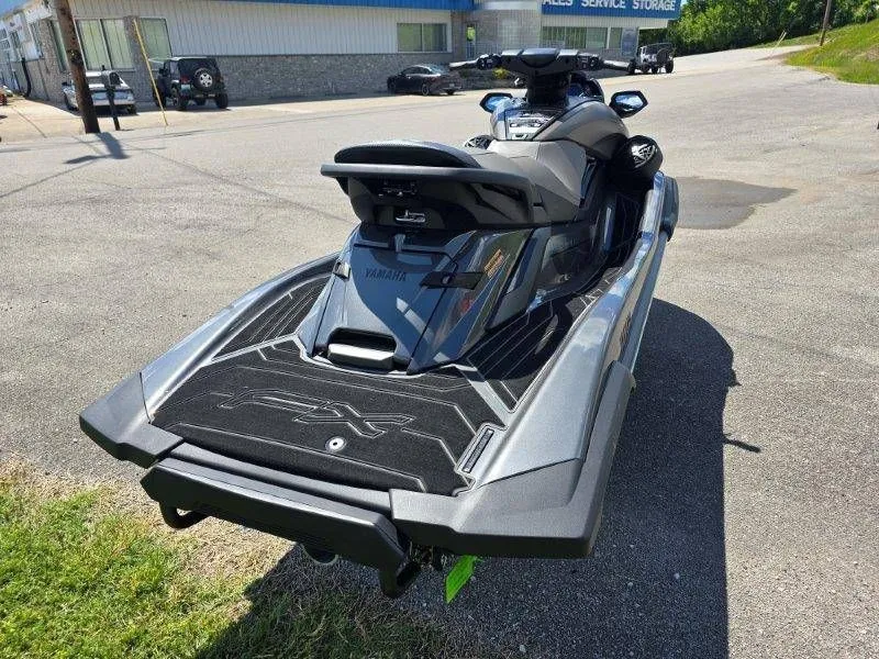Slide: The Image of 2025 Yamaha Waverunner FX HO with Audio on parking lot. - 6