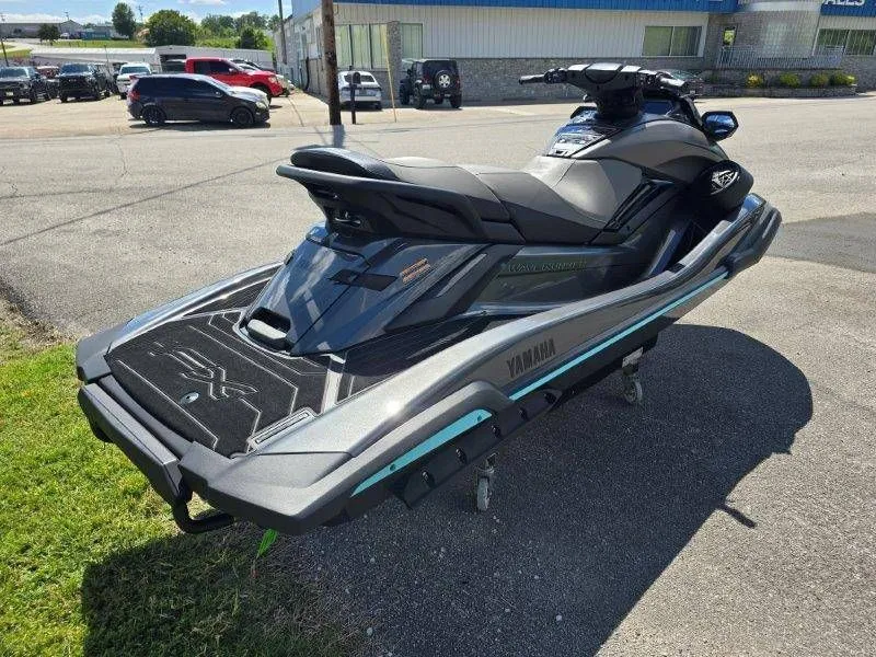 Slide: The Image of 2025 Yamaha Waverunner FX HO with Audio on parking lot. - 7