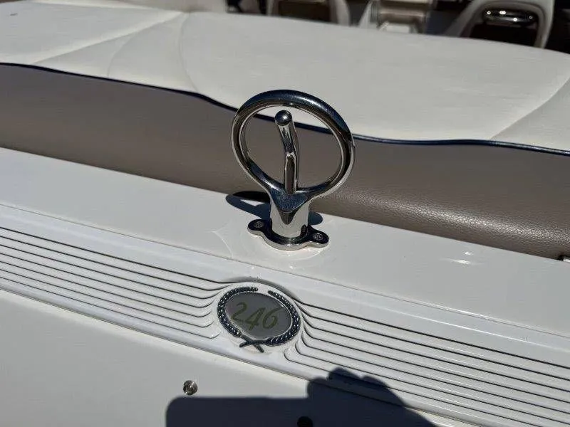 Slide: The Image of Close-up of a 2006 Cobalt 246 boat detail. - 44