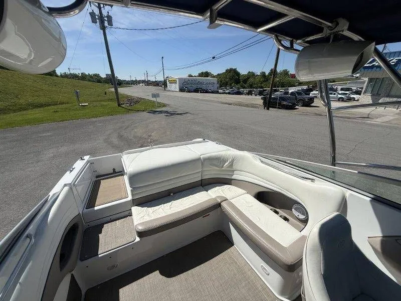 Slide: The Image of Interior of a 2006 Cobalt 246 boat with seating area. - 47