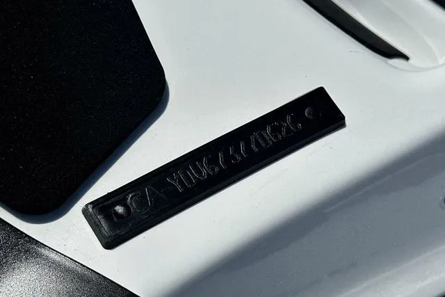 Slide: The Image of Close-up of Sea-Doo GTI 130 WH IBR 2026 serial number plate. - 17