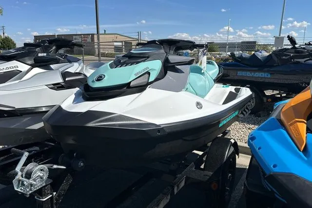 Slide: The Image of 2026 Sea-Doo PWC GTI 130 WH IBR on trailer. - 19