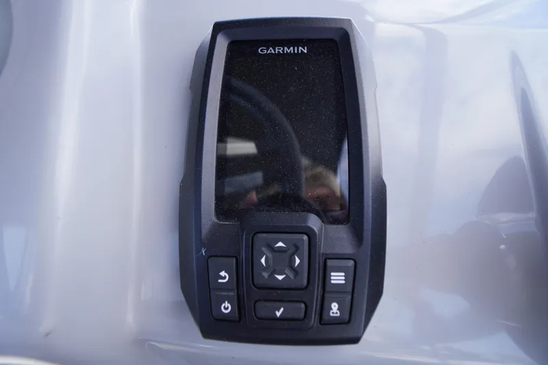 Slide: The Image of Garmin device on 2023 Bennington S 18 Fishing boat dashboard. - 30