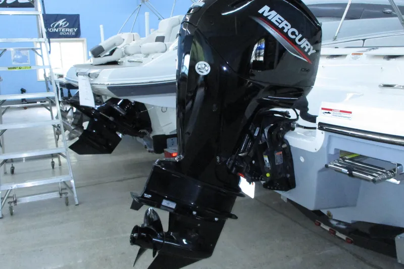 Slide: The Image of 2020 Bayliner VR4 Bowrider OB with Mercury outboard motor in showroom. - 18
