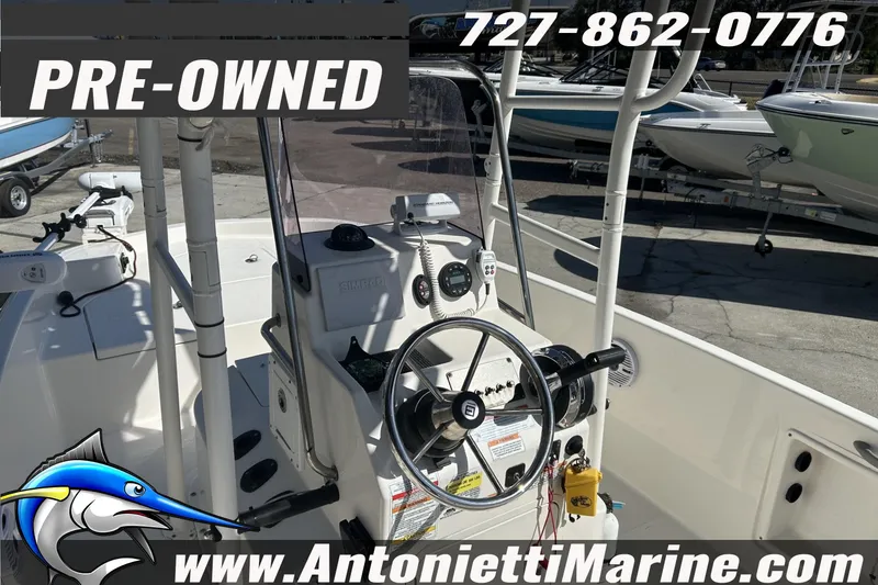 Slide: The Image of Pre-owned 2022 Bayliner Trophy T18Bay boat for sale at Antonietti Marine. - 11