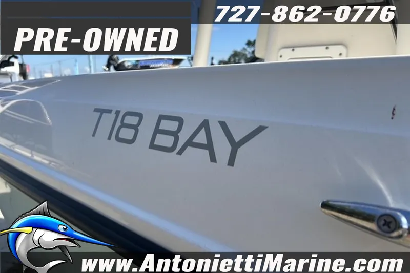 Slide: The Image of Pre-owned 2022 Bayliner Trophy T18Bay boat for sale at Antonietti Marine. - 13
