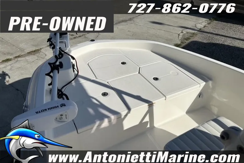 Slide: The Image of Pre-owned 2022 Bayliner Trophy T18Bay boat for sale at Antonietti Marine. - 5