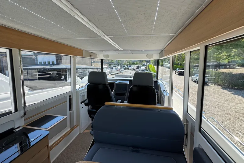 Slide: The Image of Interior of Nimbus Commuter 11 boat, model year 2025. - 20