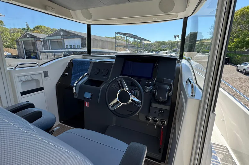 Slide: The Image of Interior of Nimbus Commuter 11 boat, model year 2025. - 22