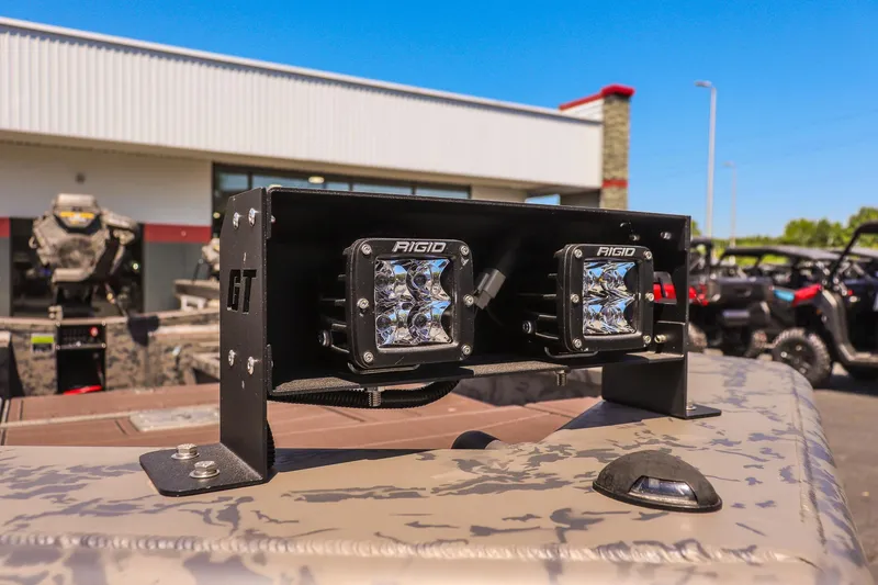 Slide: The Image of 2026 Gator Tail 17/50 MID DECK SAVAGE SERIES boat with Rigid LED lights. - 15