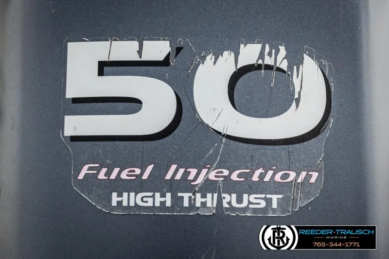 Slide: The Image of Sedona 20 CR 2008 outboard motor, 50 HP fuel injection, high thrust, Reeder-Trausch Marine. - 40