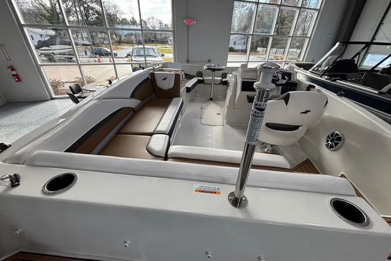 Slide: The Image of Interior view of the 2025 Starcraft SVX 191 OB boat. - 13
