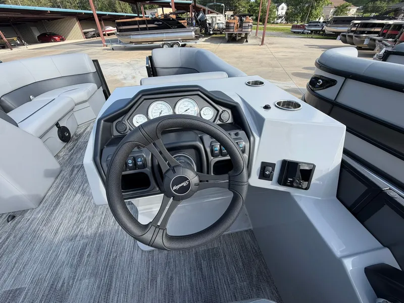 Slide: The Image of Interior view of 2026 Bentley Pontoons Legacy 223 Swingback. - 6