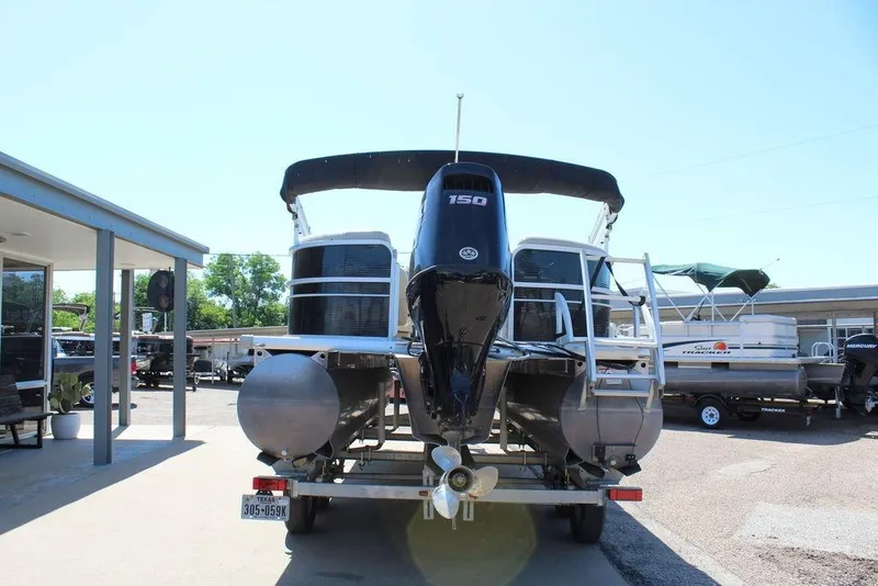 Slide: The Image of 2019 Misty Harbor 2285 Adventure Fishing boat on trailer, rear view, sunny day. - 6