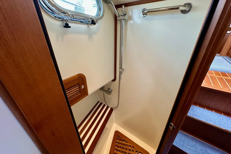 Slide: The Image of 2024 Helmsman 38E - Owner's Suite Shower - 9