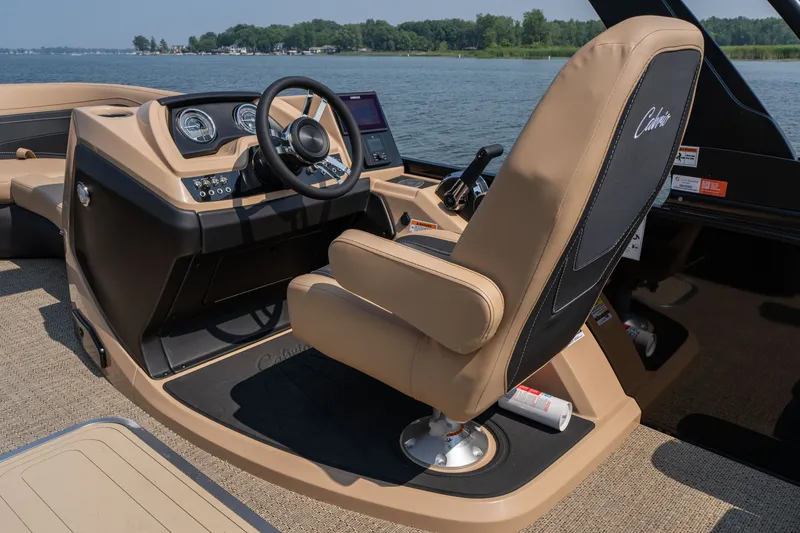 Slide: The Image of Interior of 2026 Barletta Cabrio 24 M with steering console. - 3