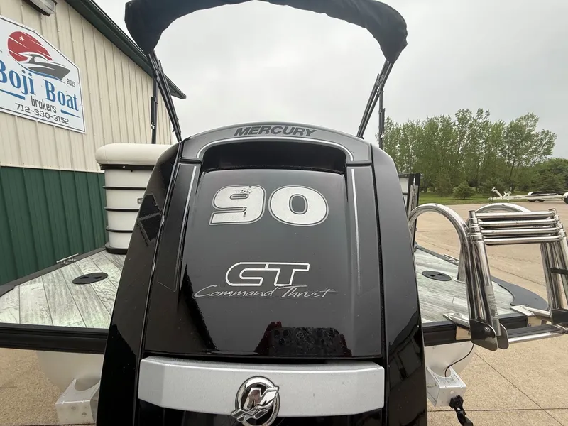 Slide: The Image of 2017 South Bay 500 Series with Mercury 90 HP outboard motor. - 3