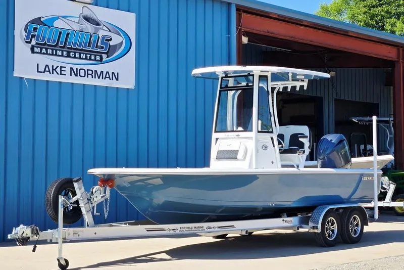 The Image of 2026 Tidewater 2110 Bay Max boat on trailer at Foothills Marine Center. - 0