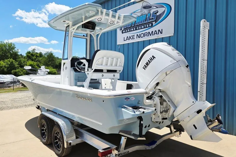 Slide: The Image of 2026 Tidewater 2210 Carolina Bay boat with Yamaha engine at Foothills Marine Center. - 3