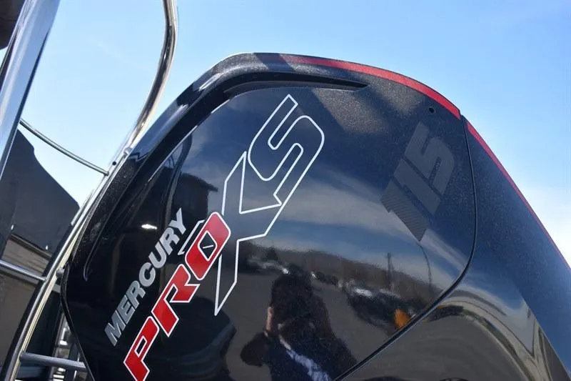 Slide: The Image of Mercury Pro XS 115 engine on 2022 Lowe SF 212 Sport Fish boat. - 6