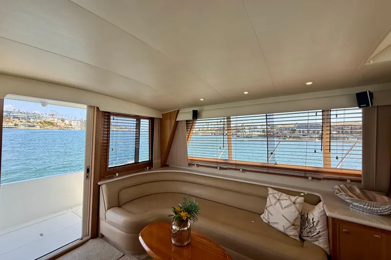 Slide: The Image of Luxurious interior of 2007 Navigator 44 Classic yacht with waterfront view. - 8