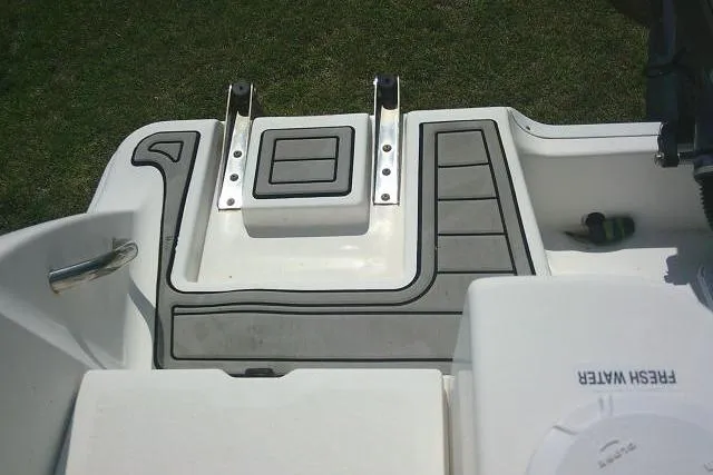 Slide: The Image of 2019 Sea Fox 248 Commander boat deck with fresh water access and non-slip surface. - 51